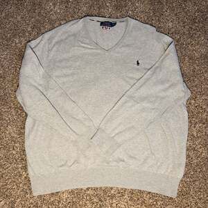 Cotton V-Neck Sweater,